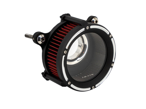 Assault Clear Air Cleaner Kit - Reverse Cut Black. Fits CVO Touring 2023up, Street Glide & Road Glide 2024up, Touring 2025up & Softail 2025up