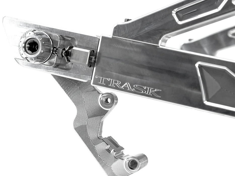 Billet Swing Arm - Raw Machine Finish. Fits Softail 2018up.