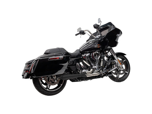 Assault 2-into-1 Exhaust - Black. Fits Touring 2017up