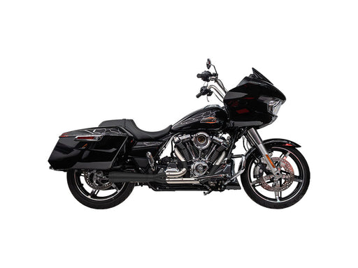 Assault 2-into-1 Exhaust - Black. Fits Touring 2017up