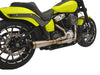 Assault 2-into-1 Exhaust - Stainless Steel. Fits Softail 2018up.
