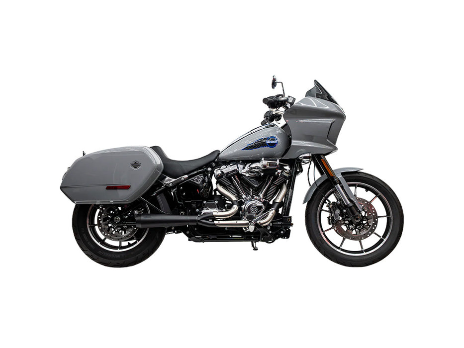 Assault 2-into-1 Exhaust - Black. Fits Softail 2018up.
