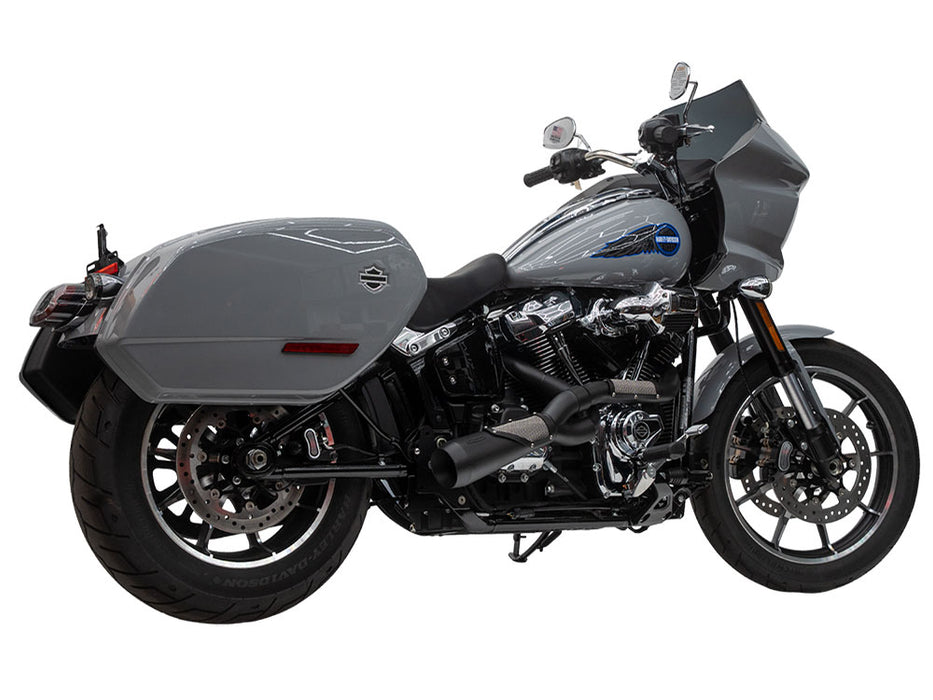 Big Sexy Performance 2-into-1 Exhaust - Black. Fits Heritage Classic and Low Rider ST 2025up