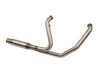 Hide-Away Performance Headers with 2.5in. Collector - Stainless Steel. Fits Touring 2017up