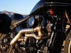 Tornado Turbo Kit - Stainless Exhaust, Black Billet. Fits Touring 2017-2023 and Softail 2018-2024