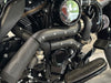 Tornado Turbo Kit - Black Exhaust, Black Billet. Fits Touring 2017-2023 and Softail 2018-2024