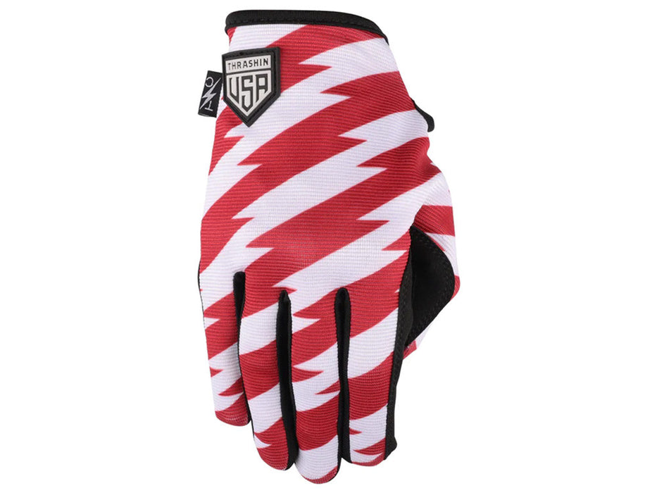 THRASHIN SUPPLY Red & Blue Stars & Bolts Stealth Glove
