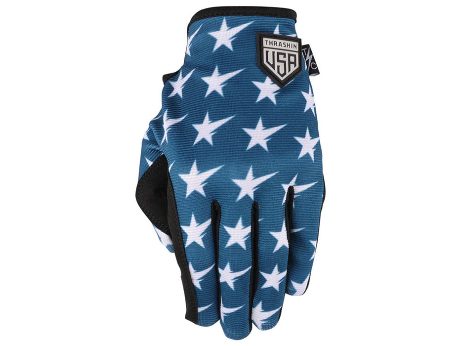 THRASHIN SUPPLY Red & Blue Stars & Bolts Stealth Glove