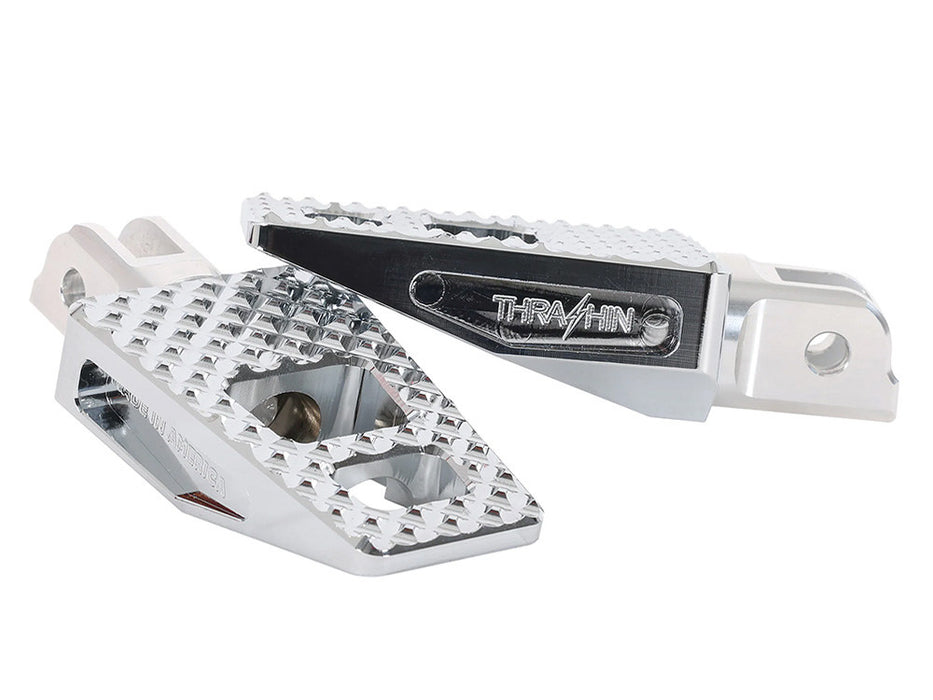 P-54 Footpegs - Chrome. Fits Softail 2018up Front Rider