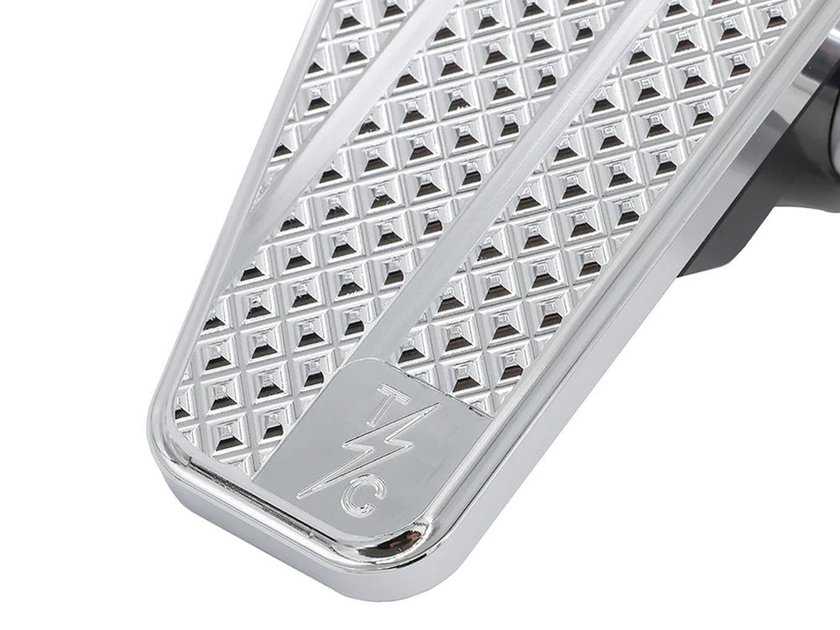 Mini Floorboards - Chrome. Fits Softail 2018up Front Rider