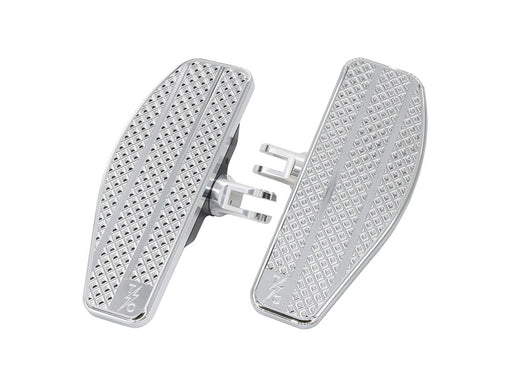 Mini Floorboards - Chrome. Fits Softail 2018up Front Rider