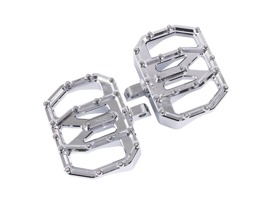 Thrashin Supply - Aggressor Mini Floorboards – Chrome