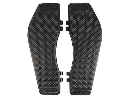Bagger Rider Floorboards - Black. Fits Touring 1980up, FL Softail 1986-2017 & Dyna Switchback 2012-2016
