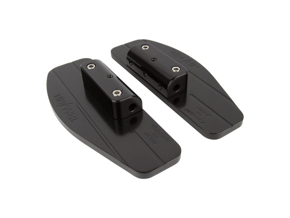 Rear/Passenger Floorboards - Black. Fits Touring 1983up