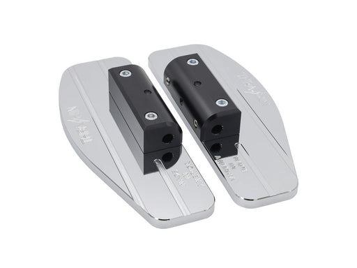 Rear/Passenger Floorboards - Chrome. Fits Touring 1983up