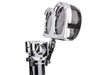 Thrashin Holeshot Risers to Gauges Relocation Bracket - Black. Fits Thrashin' Gauge housings.
