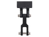 Thrashin OG Risers to Gauges Relocation Bracket - Black. Fits Thrashin' Gauge housings.