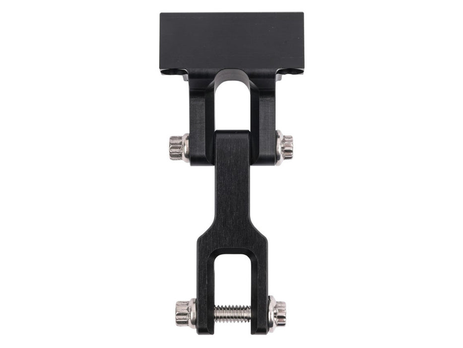 Thrashin OG Risers to Gauges Relocation Bracket - Black. Fits Thrashin' Gauge housings.