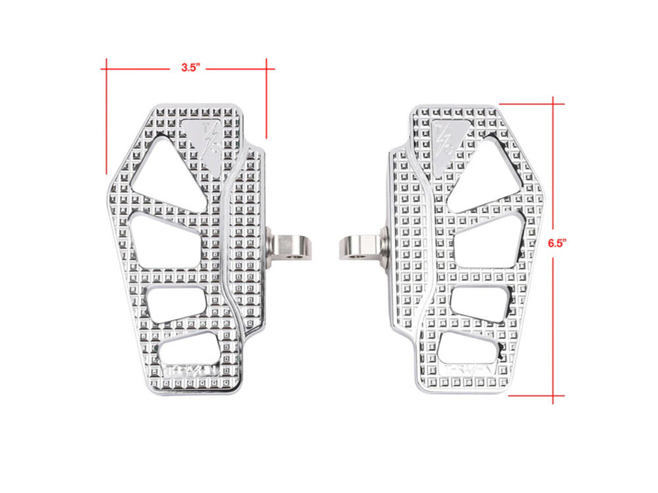 Apex Mini Floorboards with HD Male Mount - Chrome
