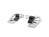 Apex Mini Floorboards - Chrome. Fits Softail 2018up Front Rider