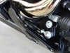 Adjustable Brake Linkage - Black. Fits Softail 2018up with Mid Controls.