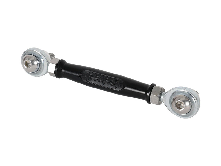 Adjustable Brake Linkage - Black. Fits Softail 2018up with Mid Controls.