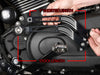 1in. Shorter Shift Arm - Black. Fits Softail 2018up with Mid Controls
