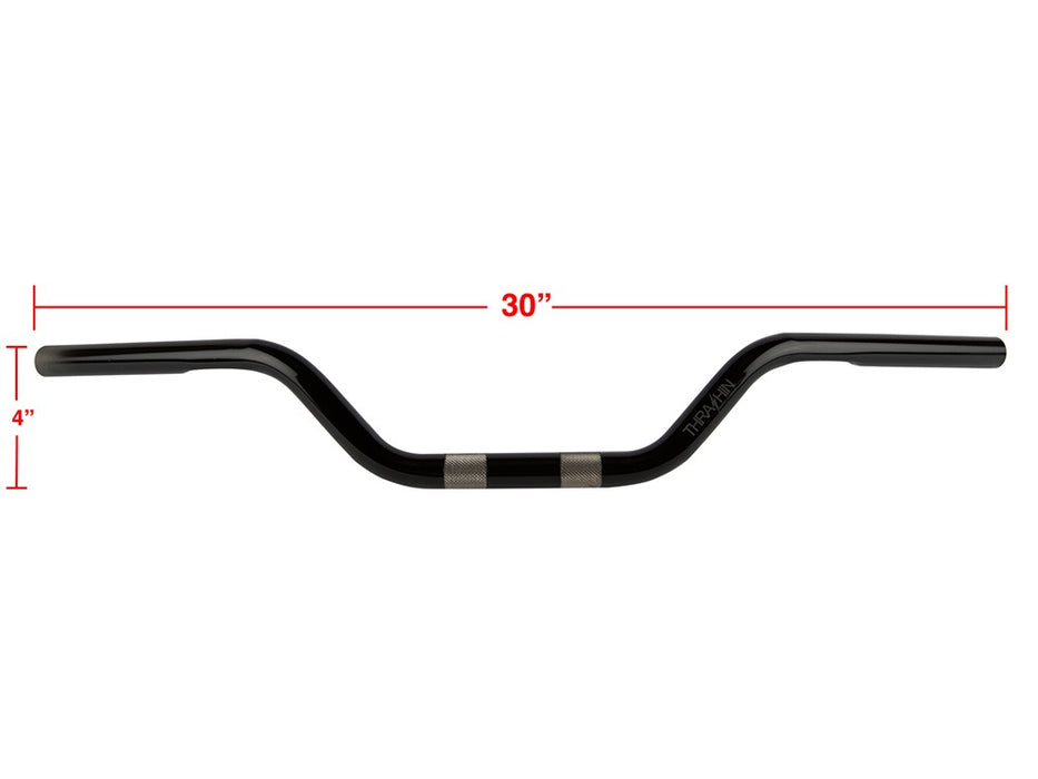 THRASHIN SUPPLY 1" Mid Bend Bars – Black