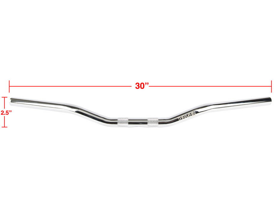 THRASHIN SUPPLY 1" Low Bend Bars - Chrome