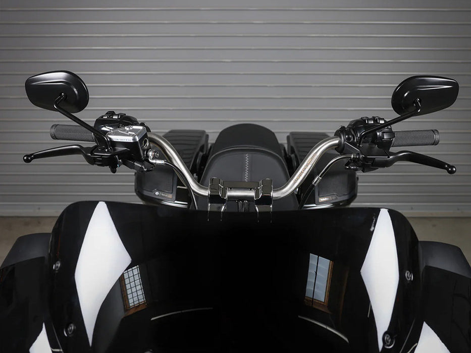 High Bend Bars - Stainless Steel. Fits CVO Touring 2023up, Street Glide & Road Glide 2024up, Touring 2025up & Softail 2025up