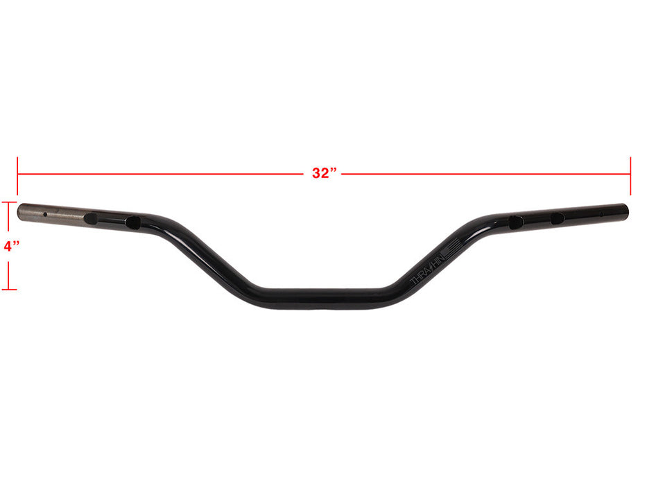 Mid Bend Bars - Black. Fits CVO Touring 2023up, Street Glide & Road Glide 2024up, Touring 2025up & Softail 2025up
