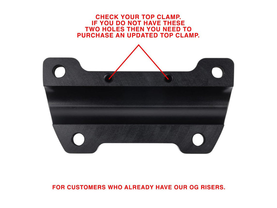 Replacement OG Handlebar Top Clamp - Black.