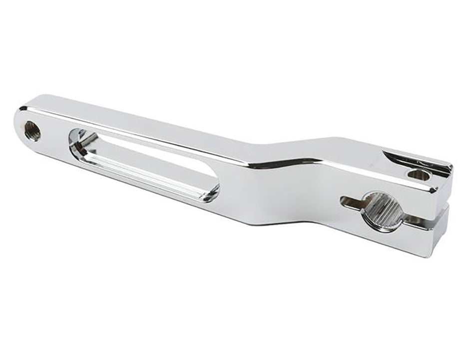 Billet Shift Lever - Chrome. 1in. Shorter Length. Fits Touring 1983up, Trike 2008up, FXR 1982-1994 & FL Softail 1986-2017.