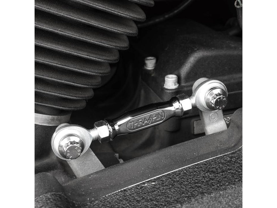 Mid Control Shift Linkage Rod - Chrome. Fits Dyna 1991-2017, FXR 1982-1994 & Softail 2018up with Mid Controls