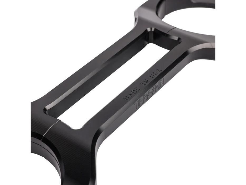 Billet Fork Brace - Black. Fits 49mm Dyna Mid-Glide 2006-2017.