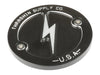 Dished Points Cover - Black. Fits Softail 2018-2024 & Most Touring 2017-2024
