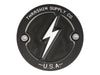 Dished Points Cover - Black. Fits Softail 2018-2024 & Most Touring 2017-2024
