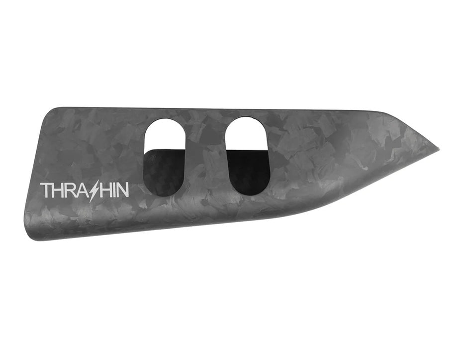Air Scoop Coil Cover - Forged Carbon. Fits Softails 2018up & Touring 2024up.