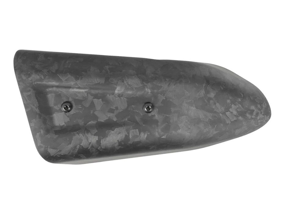 Air Scoop Coil Cover - Forged Carbon. Fits Softails 2018up & Touring 2024up.