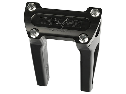 6in. Straight Thrashin Risers - Black. Fits 1in. Handlebar