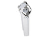 6in. Straight Thrashin Risers - Chrome. Fits 1in. Handlebar