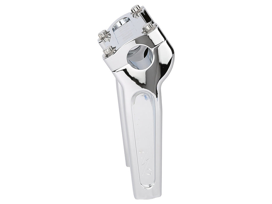 6in. Straight Thrashin Risers - Chrome. Fits 1in. Handlebar