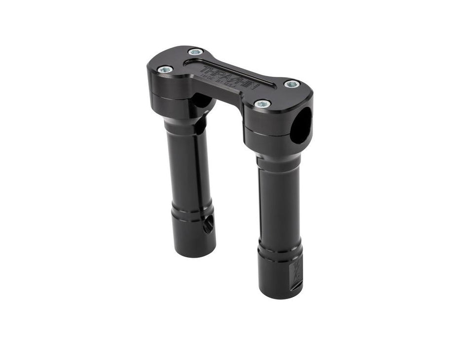 6in. Hole Shot Risers - Black. Fits 1in. Handlebar