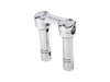 6in. Hole Shot Risers - Chrome. Fits 1in. Handlebar