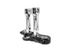 6in. Hole Shot Risers - Chrome. Fits 1in. Handlebar