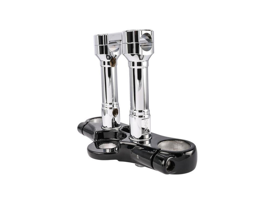 6in. Hole Shot Risers - Chrome. Fits 1in. Handlebar