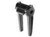 8in. Straight Thrashin Risers - Black. Fits Softail Street Bob, Low Rider ST, Standard & Breakout 2018-2024