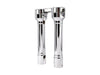 8in. Hole Shot Risers - Chrome. Fits 1in. Handlebar