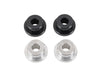 Solid Handlebar Mount Kit - Black & Raw. Fits Big Twin 1973-2017 & Sportster 1973-2003