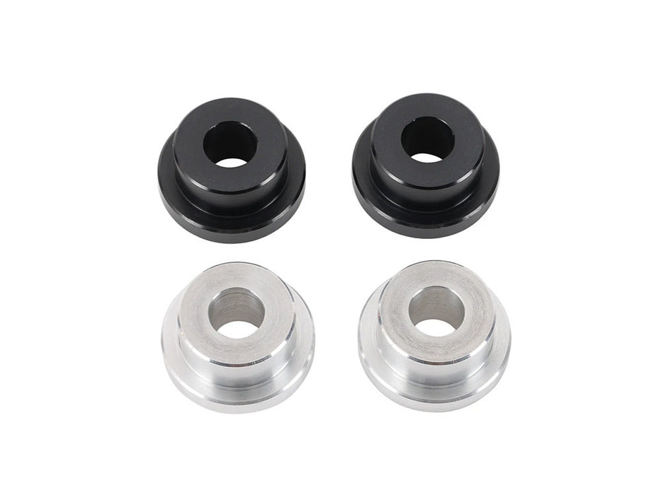 Solid Handlebar Mount Kit - Black & Raw. Fits Big Twin 1973-2017 & Sportster 1973-2003